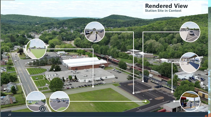 First look at Palmer Amtrak station design!